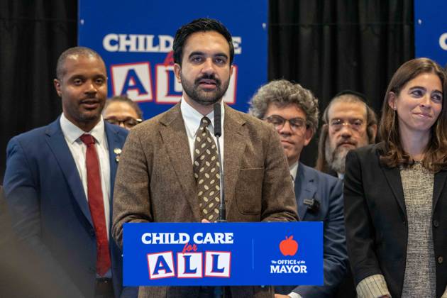 New York, NY- October 5: Mayor Zohran Kwame Mamdani makes an announcement to deliver Free Child Care to more Than 10,000 Low-Income Children October 5, 2026. Copyright: xCamaraxPorter AdMedia MediaPunchx