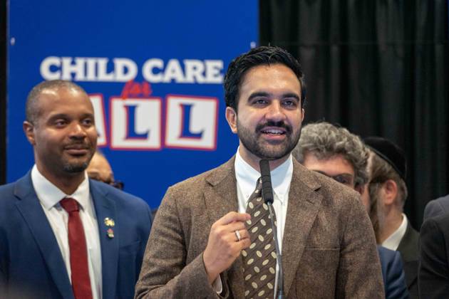 New York, NY- October 5: Mayor Zohran Kwame Mamdani makes an announcement to deliver Free Child Care to more Than 10,000 Low-Income Children October 5, 2026. Copyright: xCamaraxPorter AdMedia MediaPunchx