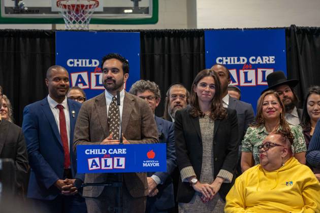 New York, NY- October 5: Mayor Zohran Kwame Mamdani makes an announcement to deliver Free Child Care to more Than 10,000 Low-Income Children October 5, 2026. Copyright: xCamaraxPorter AdMedia MediaPunchx