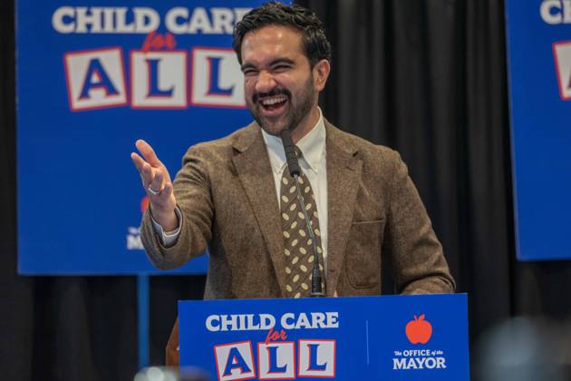 New York, NY- October 5: Mayor Zohran Kwame Mamdani makes an announcement to deliver Free Child Care to more Than 10,000 Low-Income Children October 5, 2026. Copyright: xCamaraxPorter AdMedia MediaPunchx