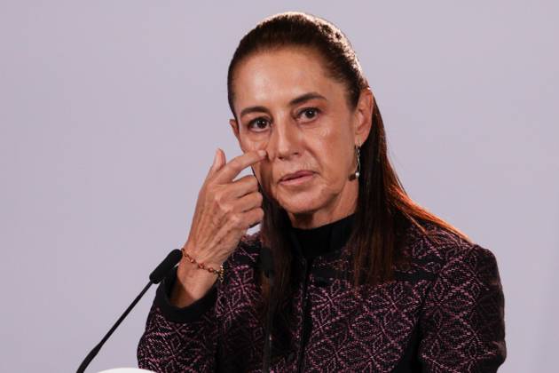 October 5, 2026: TO-45353- Ciudad de M& xe9;xico. 2026-10 -05. Claudia Sheinbaum Pardo, President of Mexico, during the daily morning press conference in the Treasury Room of the National Palace in Mexico City. Alejandro God& xcd;nez Clasos.com.mx - ZUMAcs4_ 20261005_faa_cs4_038 Copyright: xAlejandroxGod& Xed;Nezx