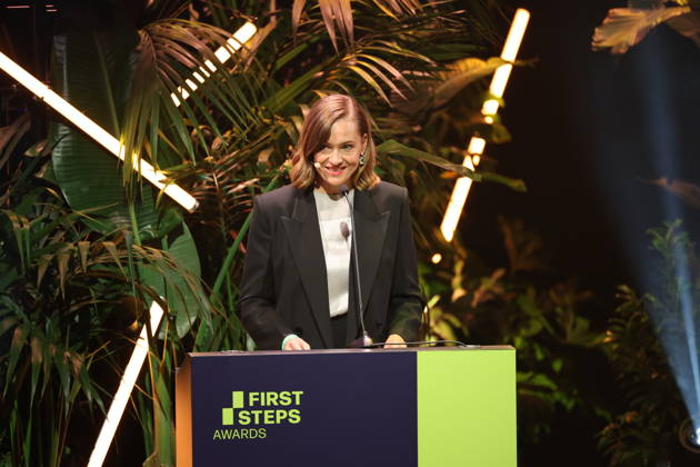 FIRST STEPS 2026 Big Audience Award: Magdalena Prosteder s Acceptance Speech at the Awards Ceremony on Stage at the FIRST STEPS 2026 Awards at the Theater des Westens in Berlin Copyright: xEventpressxFuhrx