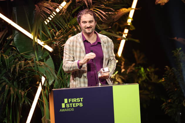 FIRST STEPS 2026 Feature-Length Film Winner: *I UNDERSTAND YOUR FRUSTRATION* by Kilian Friedrich Award presentation on stage at the FIRST STEPS 2026 awards ceremony at the Theater des Westens in Berlin Copyright: xEventpressxFuhrx