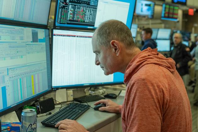 October 5, 2026, New York, New York, USA: A trader works on the trading floor of the New York Stock Exchange (NYSE) in New York, NY on October 5, 2026. New York USA - ZUMAr339 20261005_znp_r339_015 Copyright: xLevxRadinx