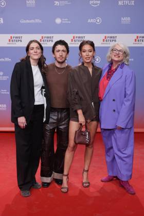 First Steps Award 2026 Linda Kirmse, Maximilian Mundt, Malaya Stern Takeda, Claudia Loewe First Steps Award 2026, Theater des Westens, Berlin, Date: October 5, 2026 Copyright: xEventpress Kratschx