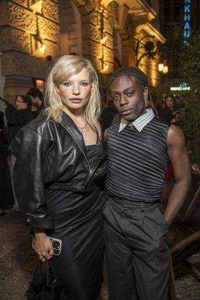 ABB FIRSTSTEPS: Luisa Celine Gaffron and Benny Opoku Arthur attended the party held in conjunction with the 2026 FIRST STEPS Awards ceremony at the Theater des Westens on October 5, 2026, in Berlin, Germany