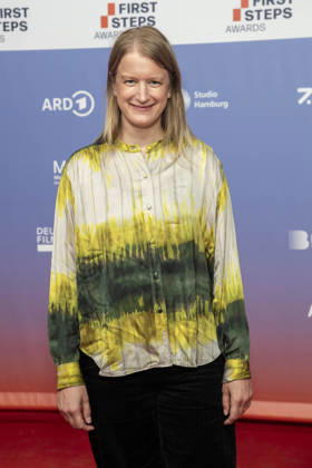 ABB FIRSTSTEPS: Stephanie Stremler walks the red carpet at the 2026 FIRST STEPS Awards ceremony at the Theater des Westens on October 5, 2026, in Berlin, Germany