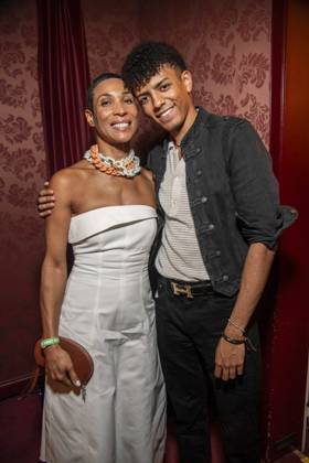 ABB FIRSTSTEPS: Annabelle Mandeng and Louise Philippson attended the party held in conjunction with the 2026 FIRST STEPS Awards ceremony at the Theater des Westens on October 5, 2026, in Berlin, Germany