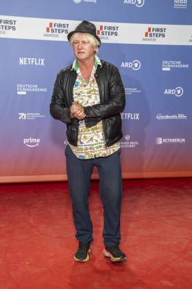 ABB FIRSTSTEPS: Detlev Buck appears on the red carpet at the 2026 FIRST STEPS Awards ceremony at the Theater des Westens on October 5, 2026, in Berlin, Germany