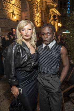 ABB FIRSTSTEPS: Luisa Celine Gaffron and Benny Opoku Arthur attended the party held in conjunction with the 2026 FIRST STEPS Awards ceremony at the Theater des Westens on October 5, 2026, in Berlin, Germany