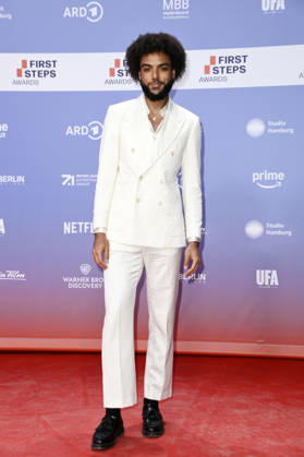 Lamin Leroy Gibba at the 27th First Steps Awards ceremony in 2026 at the Theater des Westens in Berlin, October 5, 2026 Foto:xN.xKubelkax xFuturexImagex first_steps_6194
