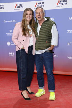 Nina Eichinger and Nico Hofmann at the 27th First Steps Awards ceremony in 2026 at the Theater des Westens in Berlin, October 5, 2026 Foto:xN.xKubelkax xFuturexImagex first_steps_6238