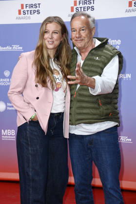 Nina Eichinger and Nico Hofmann at the 27th First Steps Awards ceremony in 2026 at the Theater des Westens in Berlin, October 5, 2026 Foto:xN.xKubelkax xFuturexImagex first_steps_6239