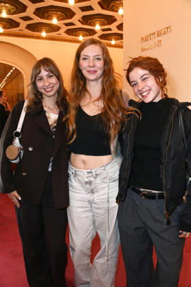 Gast, Pheline Roggan, and Eva Marlen Hirschburger at the 27th First Steps Awards ceremony in 2026 at the Theater des Westens in Berlin, October 5, 2026 Foto:xN.xKubelkax xFuturexImagex first_steps_6273
