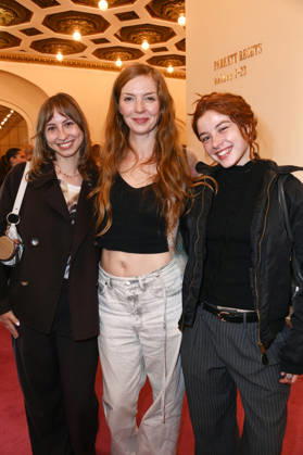 Gast, Pheline Roggan, and Eva Marlen Hirschburger at the 27th First Steps Awards ceremony in 2026 at the Theater des Westens in Berlin, October 5, 2026 Foto:xN.xKubelkax xFuturexImagex first_steps_6274