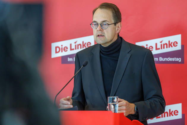 Statement by The Left: Soeren Pellmann during a statement by The Left on October 6, 2026, in Berlin, Berlin, Berlin, Germany, Reichstag