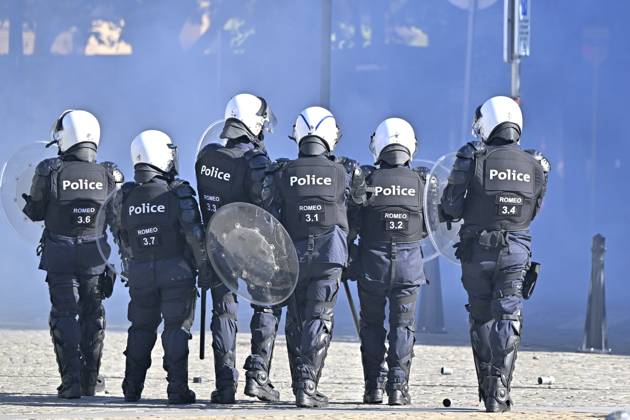 Student protest in Liege on 06 10 2026 LIEGE, BELGIUM - OCTOBER 06 : Students protest against the ministerial reform on September on October 6, 2026 in Liege, Belgium, 06 10 2026 ( Liege Belgium  Copyright: xSesx