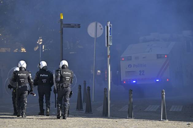 Student protest in Liege on 06 10 2026 LIEGE, BELGIUM - OCTOBER 06 : Students protest against the ministerial reform on September on October 6, 2026 in Liege, Belgium, 06 10 2026 ( Liege Belgium  Copyright: xSesx