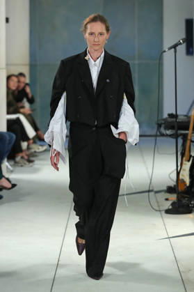 PFW - Litkovska Runway A model walks the runway during the Litkovska Womenswear Spring Summer 2027 show as part of the Paris Fashion Week on October 6, 2026 in Paris, France. Photo by Alain-Gil Gonzalez ABACAPRESS.COM Paris France  Copyright: xGonzalezxAlain-Gil ABACAx