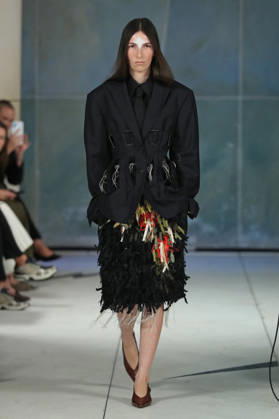 PFW - Litkovska Runway A model walks the runway during the Litkovska Womenswear Spring Summer 2027 show as part of the Paris Fashion Week on October 6, 2026 in Paris, France. Photo by Alain-Gil Gonzalez ABACAPRESS.COM Paris France  Copyright: xGonzalezxAlain-Gil ABACAx