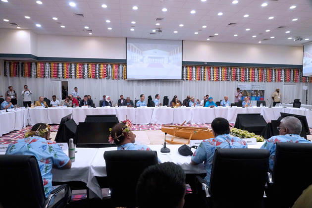 October 6, 2026, Funafuti, Funafuti, Tuvalu: Over a dozen world leaders participate in the Pre-COP31 Leaders™ event in Funafuti, Tuvalu. Complementing the ministerial meeting in Fiji, the visit brings global decision-makers to the low-lying Pacific island nation to witness climate impacts and community adaptation efforts firsthand and advance climate action ahead of COP31 in Antalya, Türkiye. Funafuti Tuvalu - ZUMA 20261006_int_h213_052 Copyright: xHuang Mendersx