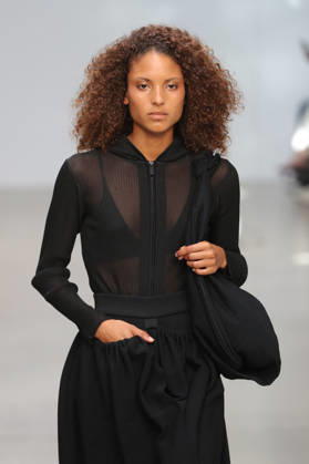 PFW - CFCL Runway A model walks the runway during the CFCL Ready to Wear Fall Winter 2026-2027 fashion show as part of Paris Fashion Week on March 10, 2026 in Paris, France. Photo by Alain-Gil Gonzalez ABACAPRESS.COM Paris France  Copyright: xGonzalezxAlain-Gil ABACAx