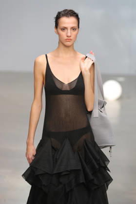 PFW - CFCL Runway A model walks the runway during the CFCL Ready to Wear Fall Winter 2026-2027 fashion show as part of Paris Fashion Week on March 10, 2026 in Paris, France. Photo by Alain-Gil Gonzalez ABACAPRESS.COM Paris France  Copyright: xGonzalezxAlain-Gil ABACAx