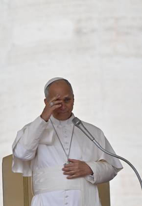 RECORD DATE NOT STATED Italy, Rome,Vatican 2026-10-07 : Pope Leo XIV during his weekly general audience in St Peter s Square Italy, Rome,Vatican 2026-10-07 : Pope Leo XIV during his weekly general audience in St Peter s Square Copyright alessia.giuliani CPP EDITORIAL USE ONLY - NO BOOKS Copyright: xAlessiaxGiuliani Catholicpressphotox