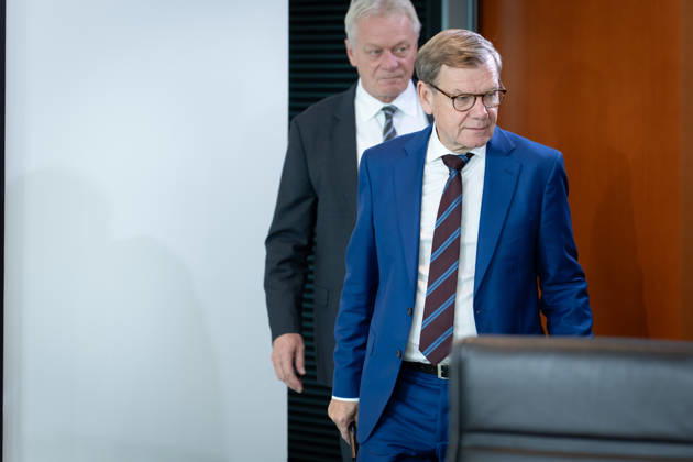 Cabinet meeting, Federal Government, Kickoff, Cabinet meeting, Federal Government, Johann Wadephul, Federal Minister of Foreign Affairs, Alois Rainer, Federal Minister of Food and Agriculture, Berlin, Berlin, GER