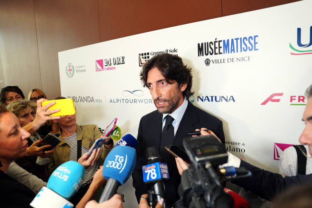 IPA89394473 - Milan, October 7, 2026: Preview of the exhibition Matisse: The World in a Room 2 at MUDEC, the Museum of Cultures. Pictured: Federico Silvestri, CEO of Sole 24 Ore  Copyright: xDuilioxPiaggesix xDuilioxPiaggesix IPA89394473