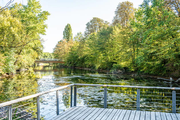 Sunshine Instead of Autumn Gray: Kehl Enjoys Mild October Weather; Sunny and, for this time of year, mild autumn weather on W Copyright: x xonw-imagesx x-x