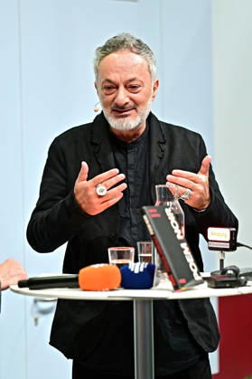 Frankfurt Book Fair 2026: Author Feridun Zaimoglu on October 7, 2026, at the Frankfurt Book Fair 20261007MWI151348