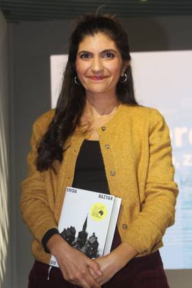 Frankfurt Book Fair, Frankfurt am Main, Germany The 78th Frankfurt Book Fair will take place from October 7 to 11, 2026. It is considered the world’s most important marketplace for print and digital content, as well as one of the year’s most significant cultural events for books. Photo: Author Shida Bazyar, winner of the 2026 Book Award for her book *The Gaps*