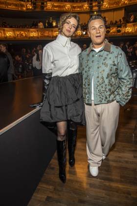 ABB ABOUTYOU Eva Padberg and Guido Maria Kretschmer attend the ABOUT YOU Opera Fashion Show at the Admiralspalast on October 7, 2026, in Berlin, Germany