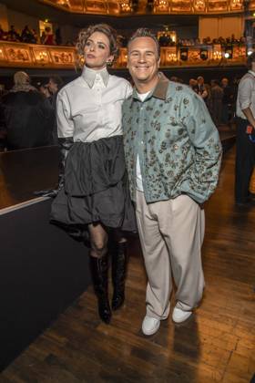 ABB ABOUTYOU Eva Padberg and Guido Maria Kretschmer attend the ABOUT YOU Opera Fashion Show at the Admiralspalast on October 7, 2026, in Berlin, Germany