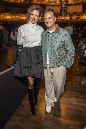 ABB ABOUTYOU Eva Padberg and Guido Maria Kretschmer attend the ABOUT YOU Opera Fashion Show at the Admiralspalast on October 7, 2026, in Berlin, Germany