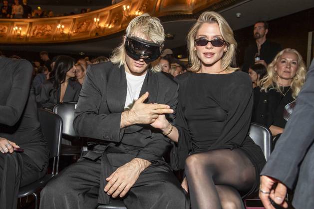 ABB ABOUTYOU Ski Aggu and Cheyenne Pahde as guests at the ABOUT YOU Opera Fashion Show at the Admiralspalast on October 7, 2026, in Berlin, Germany