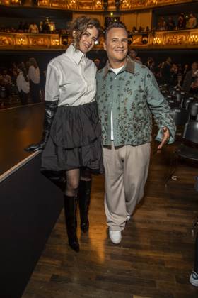 ABB ABOUTYOU Eva Padberg and Guido Maria Kretschmer attend the ABOUT YOU Opera Fashion Show at the Admiralspalast on October 7, 2026, in Berlin, Germany