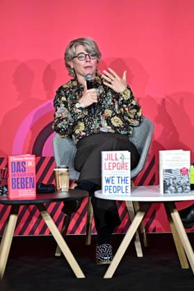 Frankfurt Book Fair 2026: Author Jill Lepore on October 7, 2026, at the Frankfurt Book Fair 20261007MWI151514