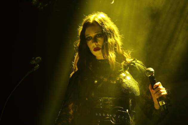 Alexandra Ashley Hughes, also known as Allie X, at a concert at the Metropol in Berlin, October 7, 2026 Allie X Concert Berlin