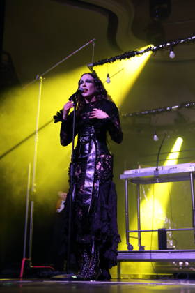 Alexandra Ashley Hughes, also known as Allie X, at a concert at the Metropol in Berlin, October 7, 2026 Allie X Concert Berlin