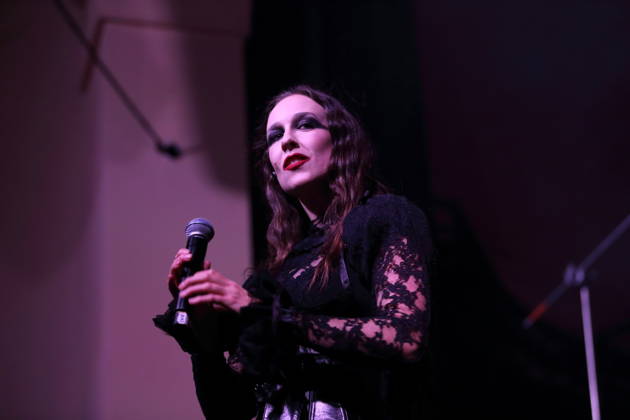 Alexandra Ashley Hughes, also known as Allie X, at a concert at the Metropol in Berlin, October 7, 2026 Allie X Concert Berlin