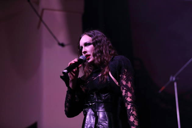 Alexandra Ashley Hughes, also known as Allie X, at a concert at the Metropol in Berlin, October 7, 2026 Allie X Concert Berlin