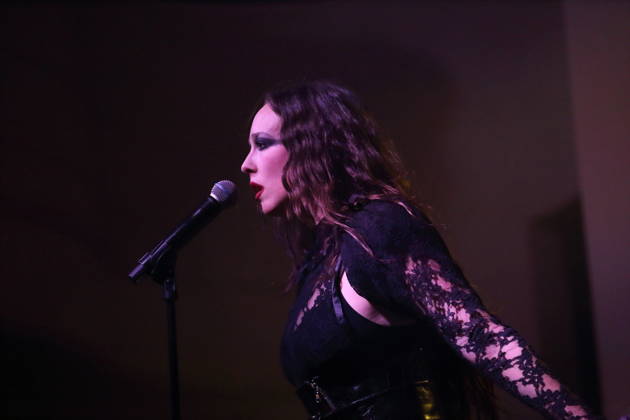Alexandra Ashley Hughes, also known as Allie X, at a concert at the Metropol in Berlin, October 7, 2026 Allie X Concert Berlin