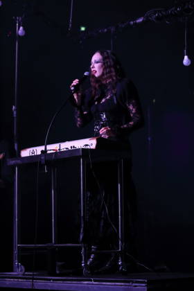 Alexandra Ashley Hughes, also known as Allie X, at a concert at the Metropol in Berlin, October 7, 2026 Allie X Concert Berlin