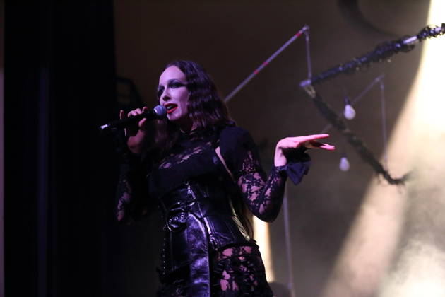 Alexandra Ashley Hughes, also known as Allie X, at a concert at the Metropol in Berlin, October 7, 2026 Allie X Concert Berlin
