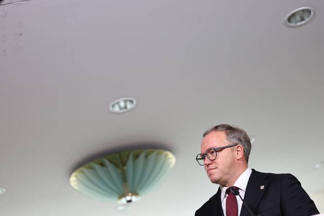 Thuringian State Parliament Statement by Minister-President Mario Voigt (CDU), October 7, 2026, Erfurt, Thuringian State Parliament, Statement by Minister-President Mario Voigt (CDU); he has withdrawn the lawsuit and accepts the revocation of his doctoral degree
