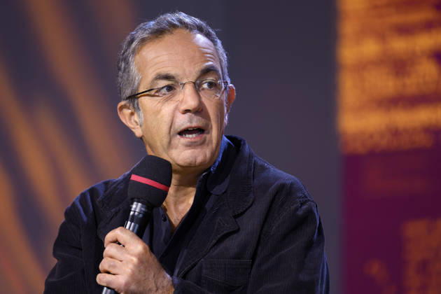 Author Navid Kermani speaks at the 2026 Frankfurt Book Fair in Frankfurt am Main, October 7, 2026, Hesse, Germany Copyright: xDwixAnoraganingrumx