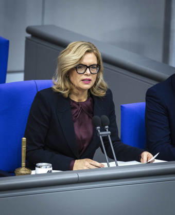 Julia Kloeckner (CDU), President of the German Bundestag in Berlin, October 8, 2026, Berlin, Germany Copyright: xYonaxElsnerx