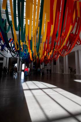 Exhibition Au dela by Sheila Hicks PHOTOPQR VOIX DU NORD FLORENT MOREAU October 8, 2026 LILLE October 8, 2026 The exhibition Au dela by artist Sheila Hicks, is on view at the Palais des Beaux-Arts PHOTO FLORENT MOREAU LA VOIX DU NORD LILLE, FRANCE, OCTOBER 8, 2026 Sheila Hicks – Beyond exhibition at the Palais des Beaux Arts in Lille The internationally renowned American artist presents a new installation in the museum’s atrium, exploring textile fiber through monumental works created especially for the space HAUTS-DE-FRANCE France  Copyright: xPHOTOPQR VOIXxDUxNORD MAXPPPxFLORENTxMOREAUx 20261008VDN9612 20261008VDN9612